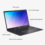 ASUS 15.6" FHD Laptop, Intel Pentium, 4GB RAM, 128GB eMMC, Windows 11 Home in S mode with One Year of Microsoft 365 included, L510MA-WS21