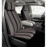 Auto Drive 2PC Truck Seat Cover Saddle Blanket, Woven Polyester Brown - Universal Fit, 2102SC082