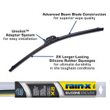 Rain-X Silicone Endura Premium All-Weather 18" Windshield Wiper Blade
