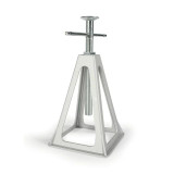 Camco Camper/RV Stabilizing Jack Stands | Adjusts 11" to 17" | Up to 6,000lbs/Per Support | Cast Aluminum, Silver, 4-Pack (44560)