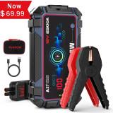 AVAPOW Battery Jump Starter 2500A Peak 22800mAh, Portable Jump Starters Battery Booster Jump Box for up to 8L Gas 8L Diesel Engine, 12V Jump Pack with Wireless Charging.