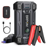 BRPOM Car Battery Jump Starter, 3000A Peak 23800mAh 12V Auto Jump Box with Quick Charger Portable Storage Case(Up to 10.0L Gas or 8.0L Diesel Engine)