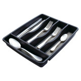 Rubbermaid, Silverware Organizer, Small, Black