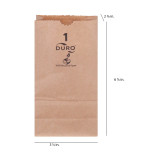 Duro Member's Mark Bag 1# Kraft Bags (500 ct.)