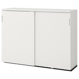 GALANT Cabinet with sliding doors, white,