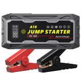ABSOKE Car Battery Jump Starter, Portable Jump Starter Battery Pack, Battery Booster, Jump Box, Fast Charger and Jumper Cables for 8.0L Gasoline and 6.0L Diesel Engines.