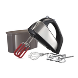 Hamilton Beach SoftScrape 6 Speed Hand Mixer with Case, Stainless Steel, 62637