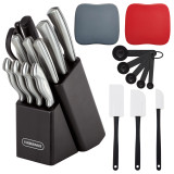 Farberware Classic 22-piece Stamped   Stainless Steel Cutlery and Utensil Set