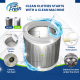 True Fresh Washing Machine Cleaner Tablets 15 Pack - Washer Cleaner - Finally Clean All Wash Machines Including HE Front Loader Top Load