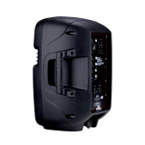 QFX PBX-8074 8-inch, Portable Party Bluetooth Loudspeaker with Microphone & Remote, Black