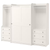 HAUGA Wardrobe combination, white, 101 5/8x21 5/8x78 3/8 " HAUGA Wardrobe combination, white, 101 5/8x21 5/8x78 3/8 "
