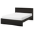 MALM Bed frame, high, black-brown/Luröy, Queen MALM Bed frame, high, black-brown/Luröy, Queen