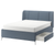 TUFJORD Upholstered storage bed, Gunnared blue, Queen TUFJORD Upholstered storage bed, Gunnared blue, Queen