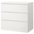 MALM 3-drawer chest, white, 31 1/2x30 3/4 " MALM 3-drawer chest, white, 31 1/2x30 3/4 "