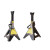 Black Jack 6 Ton Jack Stands Pair Black - T46002W