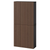 BESTÃ… Wall cabinet with 2 doors, black-brown BESTÃ… Wall cabinet with 2 doors, black-brown