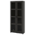 BRIMNES Glass-door cabinet, black BRIMNES Glass-door cabinet, black