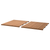 SJÄLLAND Table top, outdoor, light brown, 33 5/8x28 3/8 " SJÄLLAND Table top, outdoor, light brown, 33 5/8x28 3/8 "