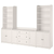HAUGA Storage combination, white, HAUGA Storage combination, white,