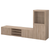 BESTÃ… TV storage combination/glass doors, walnut effect light gray/Lappviken gray stained walnut eff clear glass, BESTÃ… TV storage combination/glass doors, walnut effect light gray/Lappviken gray stained walnut eff clear glass,