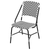 VASSHOLMEN Chair, in/outdoor, black/white VASSHOLMEN Chair, in/outdoor, black/white