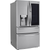 LG 23.0 CuFt InstaView Counter-Depth 4-Door French Door Refrigerator With Craft Ice Maker In Stainless Steel