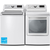 LG 5.0 CuFt Smart Top Load Washer With 7.3 CuFt Smart Electric Dryer In White LG 5.0 CuFt Smart Top Load Washer With 7.3 CuFt Smart Electric Dryer In White