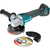Makita 18V LXT Lithium-Ion Brushless Cordless 4-1/2 in./5 in. Cut-Off/Angle Grinder (Tool-Only) Makita 18V LXT Lithium-Ion Brushless Cordless 4-1/2 in./5 in. Cut-Off/Angle Grinder (Tool-Only)