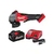 M18 FUEL 18-Volt Lithium-Ion Brushless Cordless 4-1/2 in./5 in. Grinder with Paddle Switch with 8.0 Ah Starter Kit M18 FUEL 18-Volt Lithium-Ion Brushless Cordless 4-1/2 in./5 in. Grinder with Paddle Switch with 8.0 Ah Starter Kit