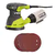 RYOBI 2.6 Amp Corded 5 in. Random Orbital Sander with Extra 7-Piece 5 in. Random Orbit Sand Paper Assortment Set RYOBI 2.6 Amp Corded 5 in. Random Orbital Sander with Extra 7-Piece 5 in. Random Orbit Sand Paper Assortment Set