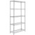 5-Shelf Adjustable, Heavy Duty Storage Shelving Unit (350 lbs loading capacity per shelf), Steel Organizer Wire Rack, Chrome, (36L x 14W x 72H)