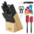 Farberware Classic 23-piece Never Needs  Sharpening Dishwasher Safe Cutlery and Utensil Set in Black Farberware Classic 23-piece Never Needs  Sharpening Dishwasher Safe Cutlery and Utensil Set in Black