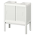 LILLTJÄRN Sink base cabinet with 2 doors, white, 17 3/8x19 5/8x9 7/8 " LILLTJÄRN Sink base cabinet with 2 doors, white, 17 3/8x19 5/8x9 7/8 "