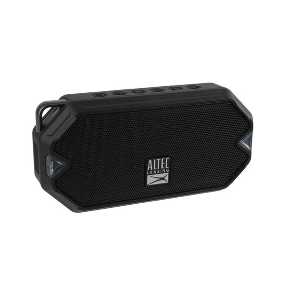 Altec Lansing HydraMini Everythingproof Wireless Portable Bluetooth Speaker, Black, IMW1000-BLK