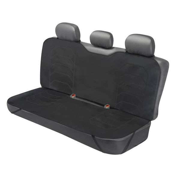Auto Drive Waterproof Rear Bench Seat Protector Black, Universal Fit, SC533257