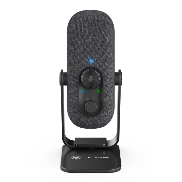 JLab Audio GO Talk USB Desktop Microphone with Dual Condensers for Studio Quality Recordings and Broadcasts