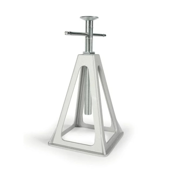 Camco Camper/RV Stabilizing Jack Stands | Adjusts 11" to 17" | Up to 6,000lbs/Per Support | Cast Aluminum, Silver, 4-Pack (44560)