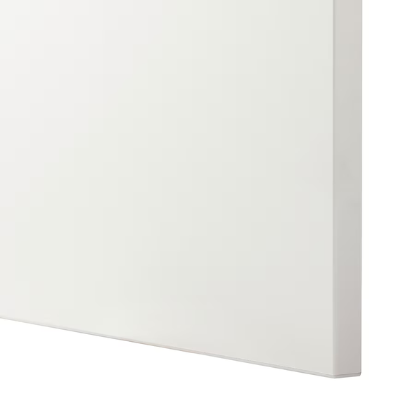 BESTÅ Shelf unit with doors, white Lappviken/white,