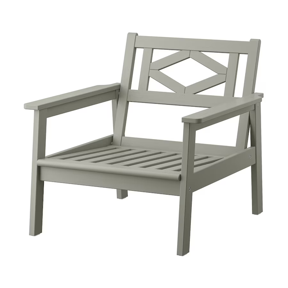 BONDHOLMEN Armchair, outdoor, gray