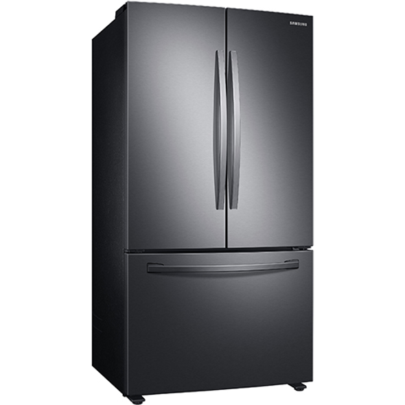 Samsung 28.0 CuFt French Door Refrigerator In Fingerprint Resistant Black Stainless With All-Around Cooling System