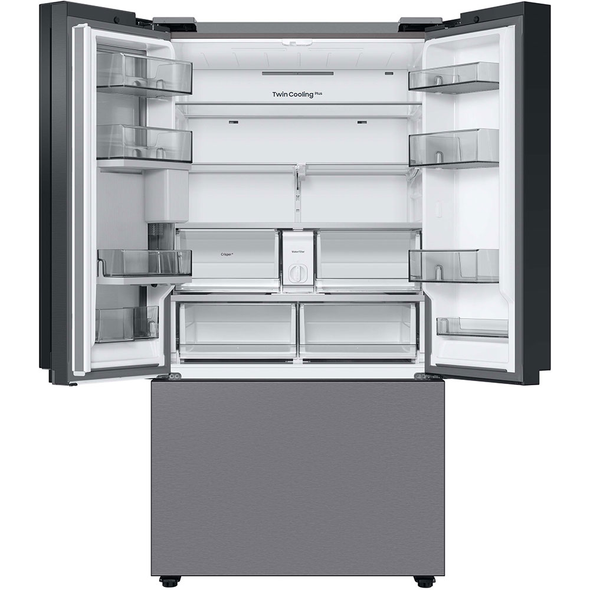 Samsung 30.0 CuFt Smart BESPOKE Panel Ready French-Door Refrigerator With Beverage Center