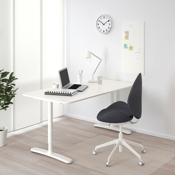 BEKANT Desk, white,