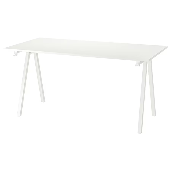 TROTTEN Desk, white,