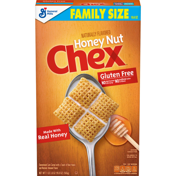 Chex Gluten Free Breakfast Cereal, Honey Nut (2 pk.)