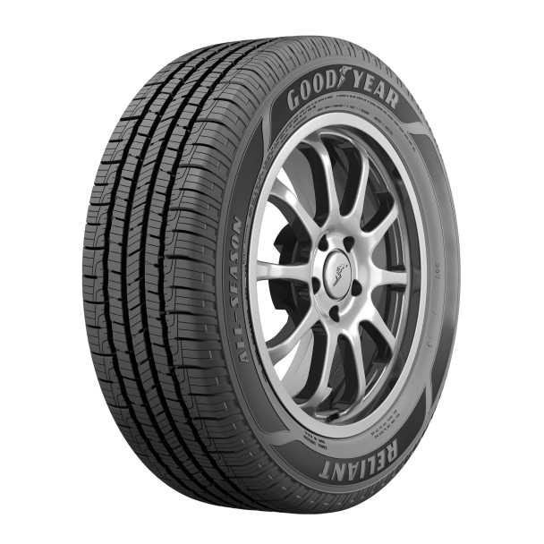 Goodyear Reliant All-Season 245/60R18 105V All-Season Tire Fits: 2011-19 Ford Explorer XLT, 2014-19 Toyota Highlander LE Plus