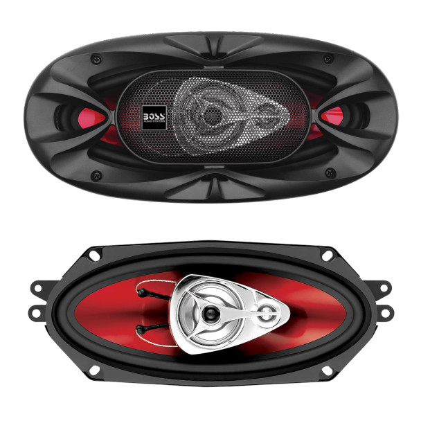 BOSS Audio Systems CH4330 4” x 10” Car Speakers, 400 Watts, Full Range, 3 Way