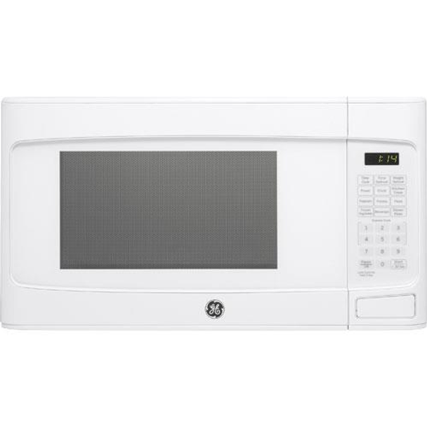 GE 1.1 CuFt 950 Watt White Countertop Microwave Oven