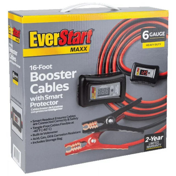 EverStart 16 foot 6 gauge Smart Booster Cable