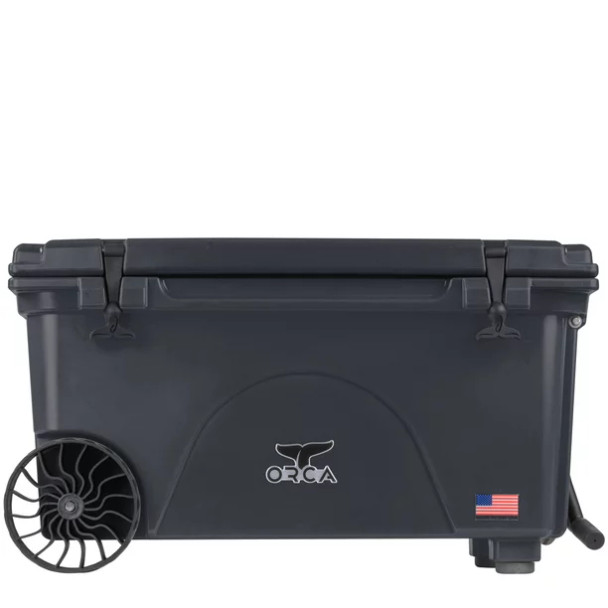 ORCA 65 QT Wheeled Hard Cooler, Charcoal Gray