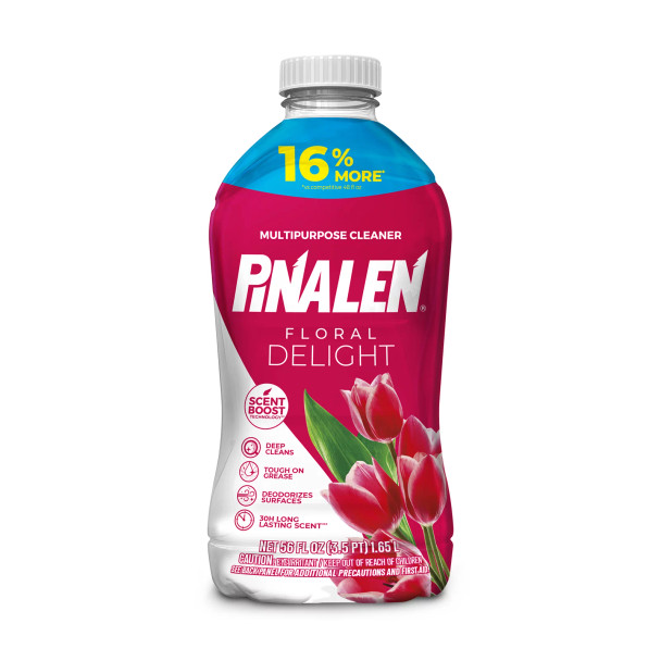 PINALEN Max Aromas® Multipurpose Cleaner, Floral Delight, 56 fl.oz. with Scent Boost Technology